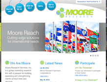 Tablet Screenshot of moore-research.com